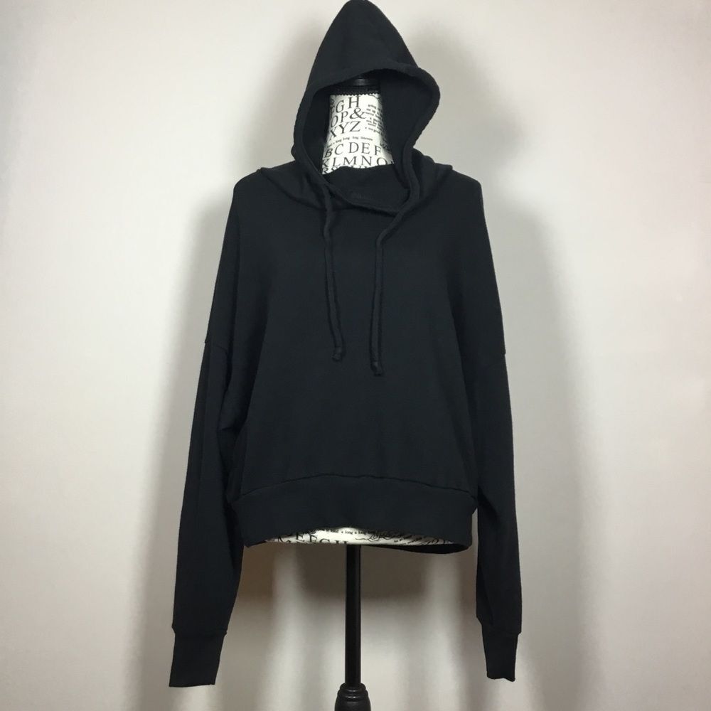SO lounge life hooded sweatshirt soft cozy slouchy sz L